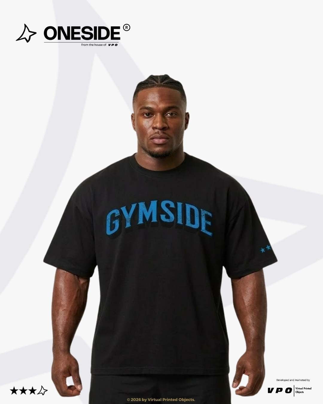 GYMSIDE OVERSIZED TEE
