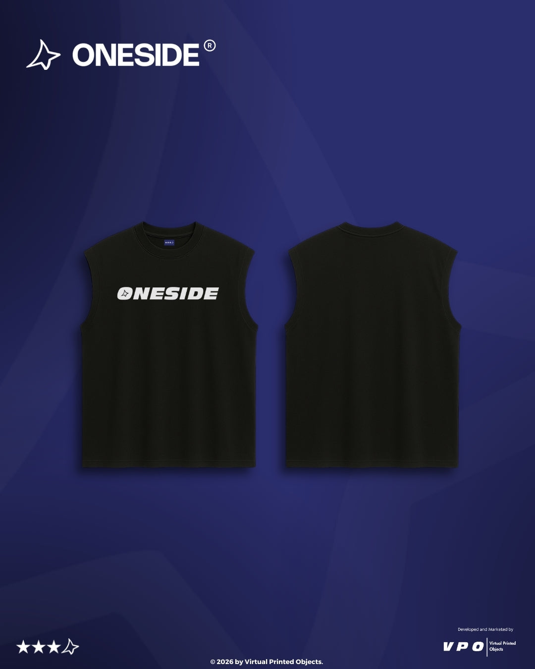 ONESIDE BASIC OVERSIZED TANK TOP